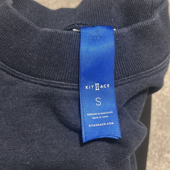 Kit and Ace Grey Pacific Coast Pullover Navy Blue Sweatshirt Size Small - Picture 5 of 12